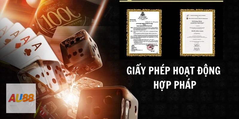 Giấy Phép Hợp Pháp - Khẳng định nền tảng hoạt động bài bản